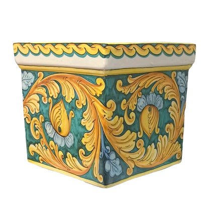 Vaso caltagirone maiolica siciliana